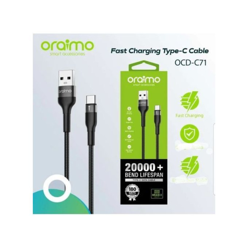 Oraimo A Fast Charging Usb Type C Data Cable